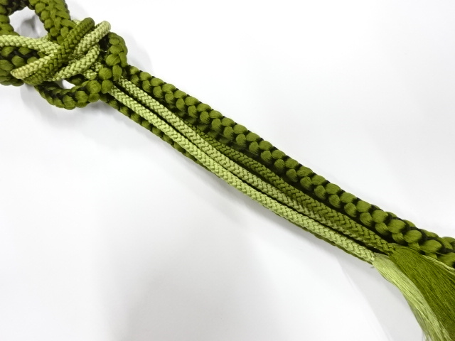 正絹　手組帯締め